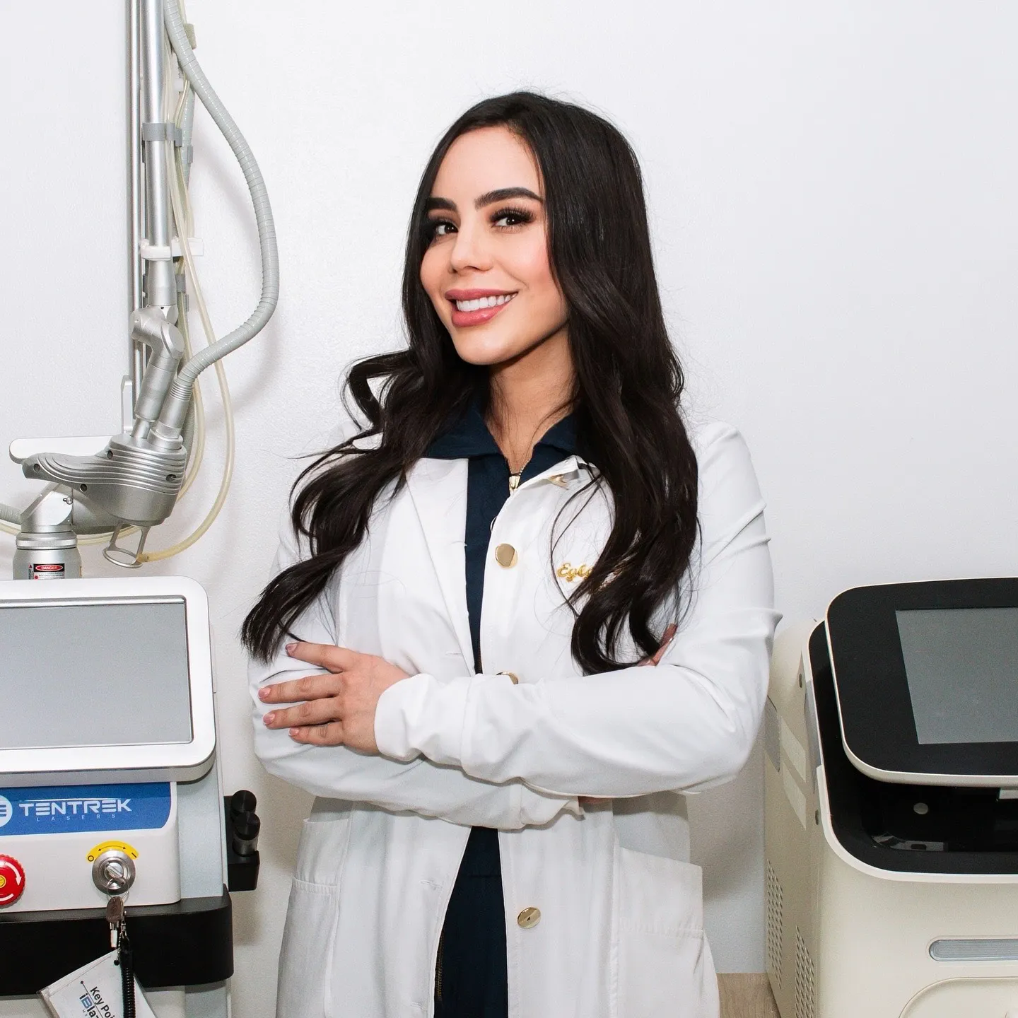 Eylyn Moreno, especialista de Biosalud Estética, en su consultorio
